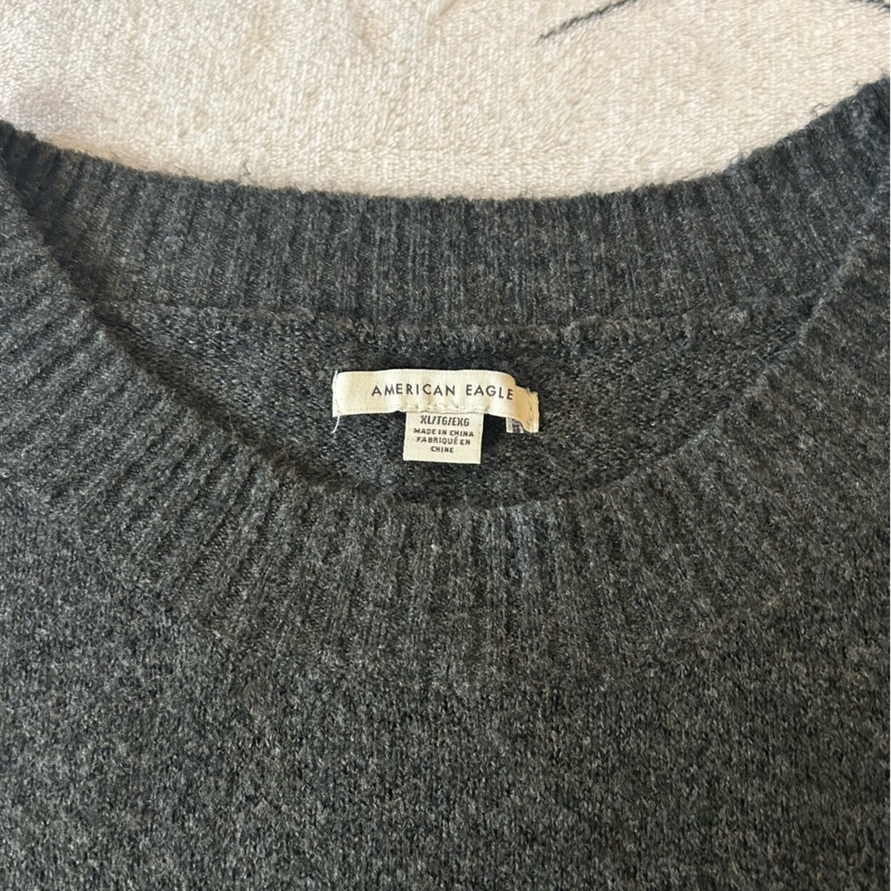 American Eagle Outfitters Dark Gray Sweater - Picture 2 of 4
